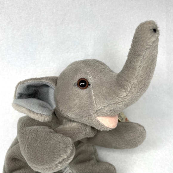 Vintage Nature Bean Buddies Elephant Plush - Picture 5 of 11